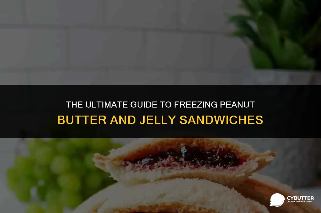 how long can peanut butter and jelly sandwiches be frozen