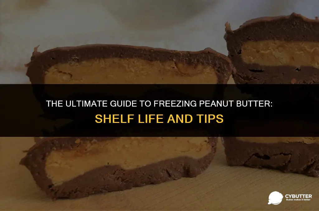 how long can peanut butter be frozen