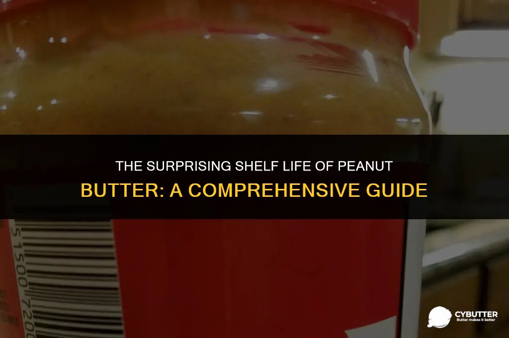 how long can peanut butter last outside