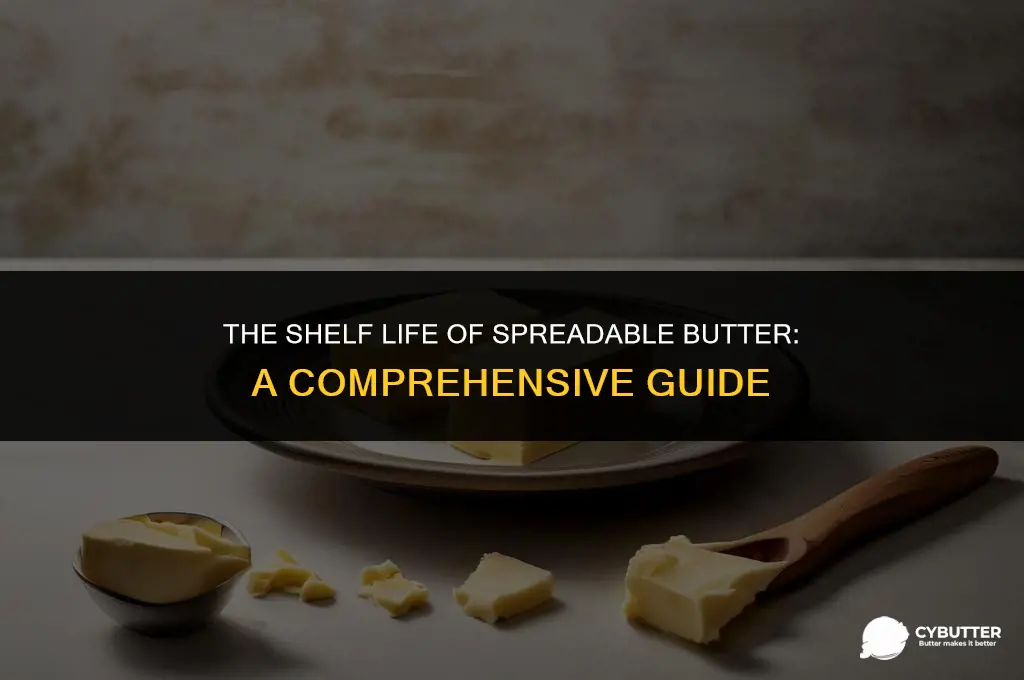 how long can spreadable butter sit out