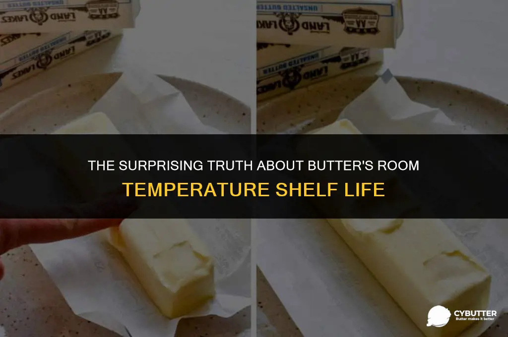how long can stick butter sit at room temp