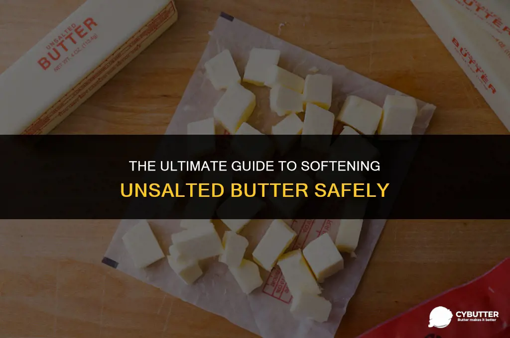 how long can unsalted butter sit out to soften