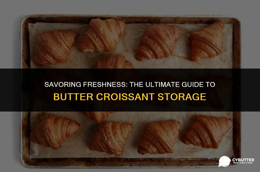 how long can we keep butter croissants