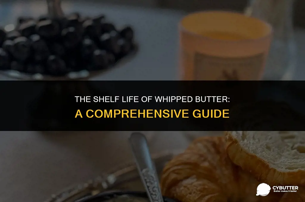 how long can whipped butter sit out
