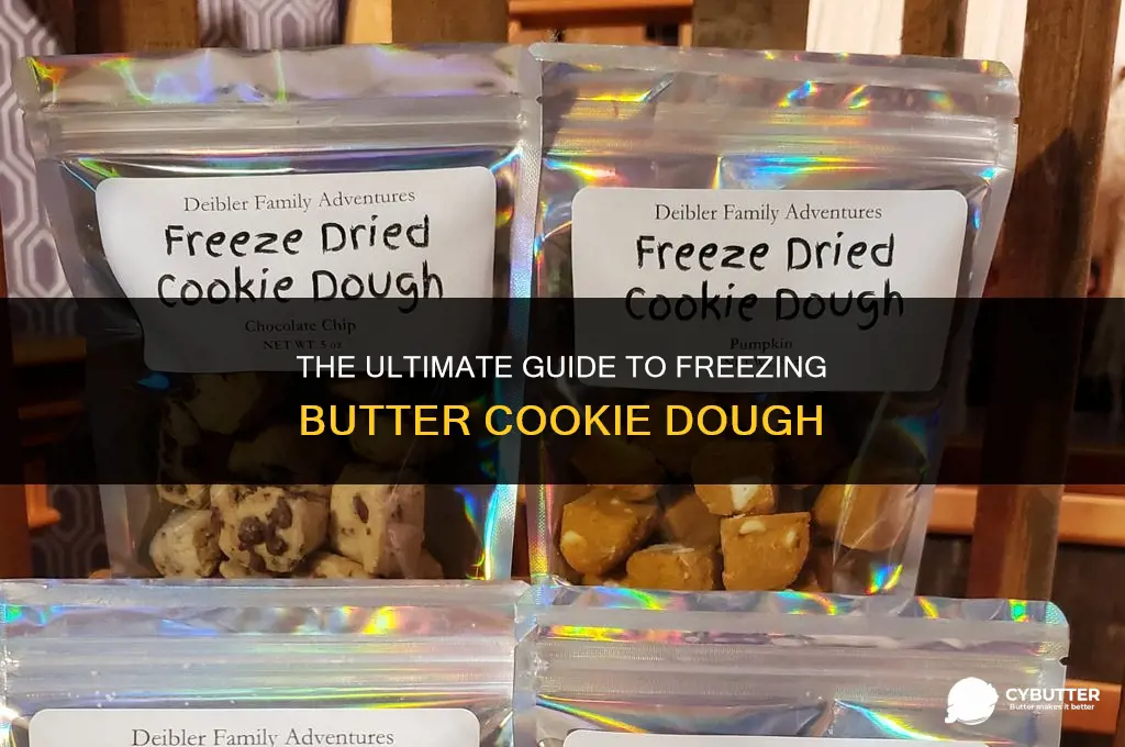 how long can you freeze butter cookie dough