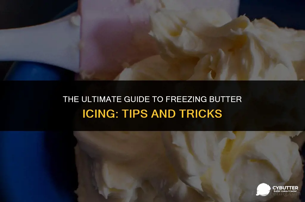 how long can you keep butter icing in the freezer