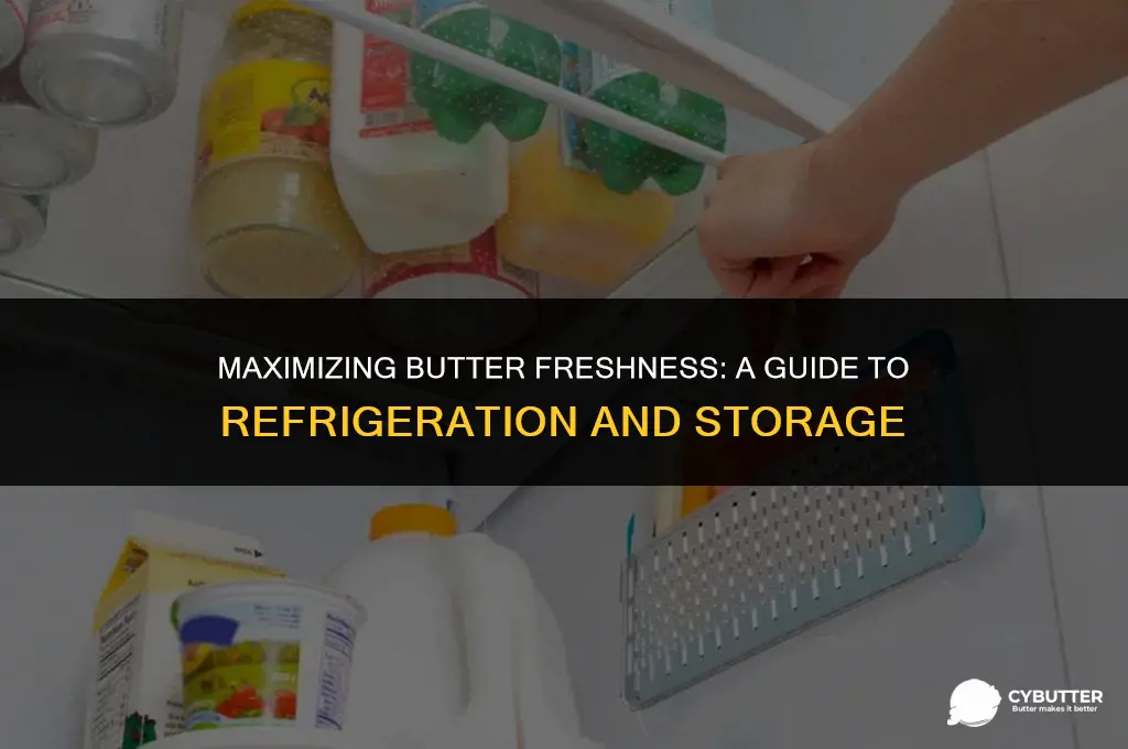 how long can you keep butter in fridge