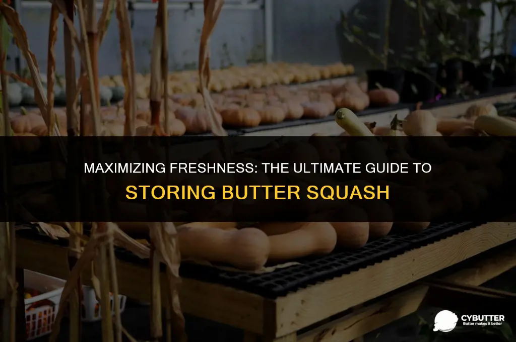 how long can you keep butter squash out