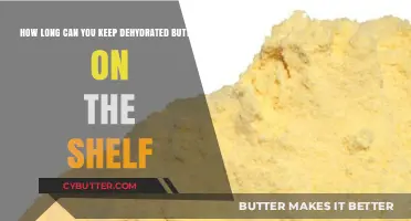 Shelf Life of Dehydrated Butter: A Comprehensive Guide