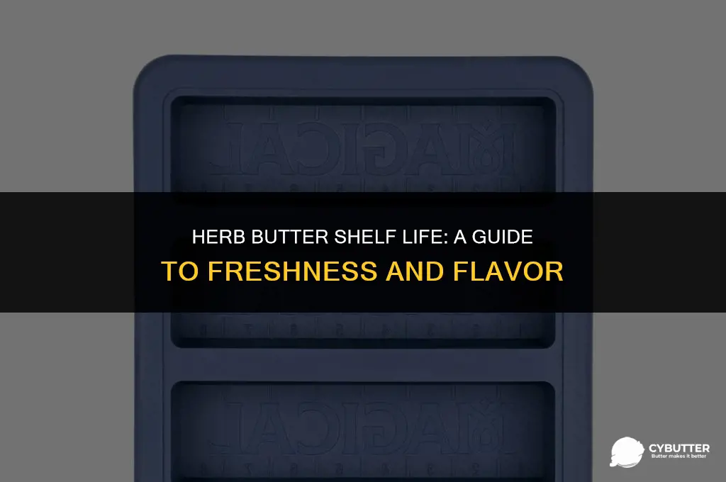 how long can you keep herb butter