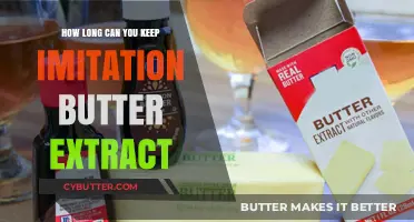 Maximizing Flavor: The Shelf Life of Imitation Butter Extract