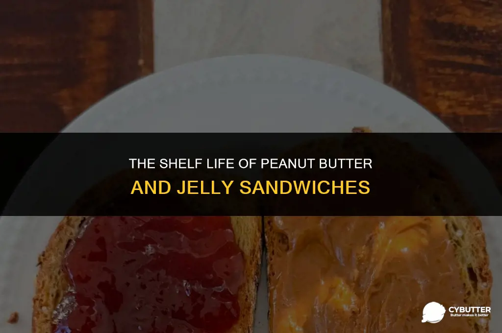 how long can you keep peanut butter and jelly sandwiches