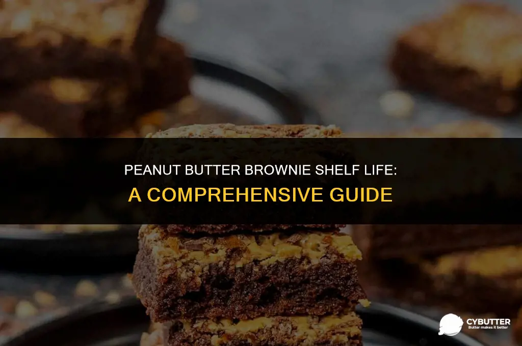 how long can you keep peanut butter brownies