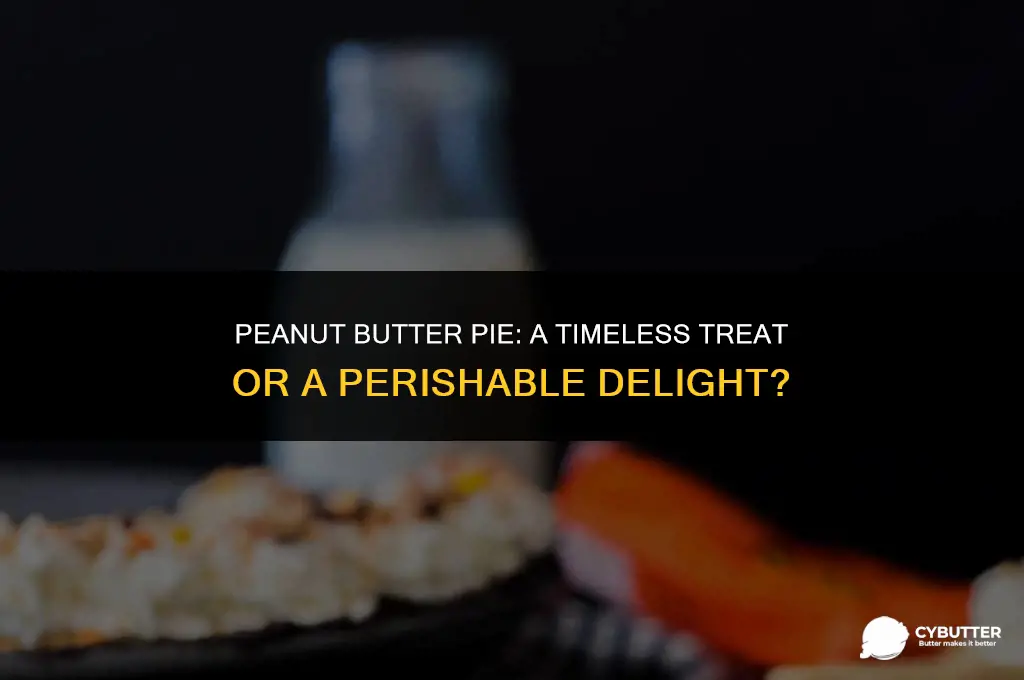how long can you keep peanut butter pie