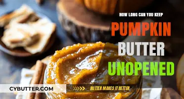 Preserving Autumn's Delight: The Shelf Life of Unopened Pumpkin Butter