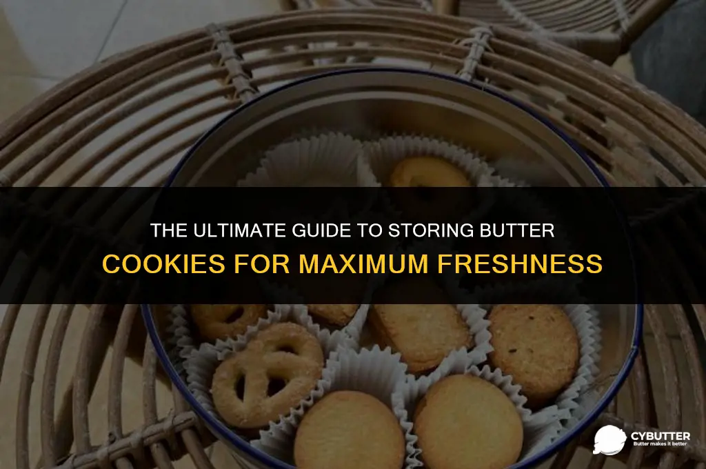 how long can you store butter cookies