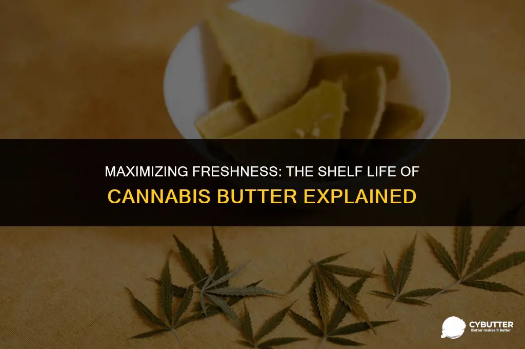 how long canna butter last