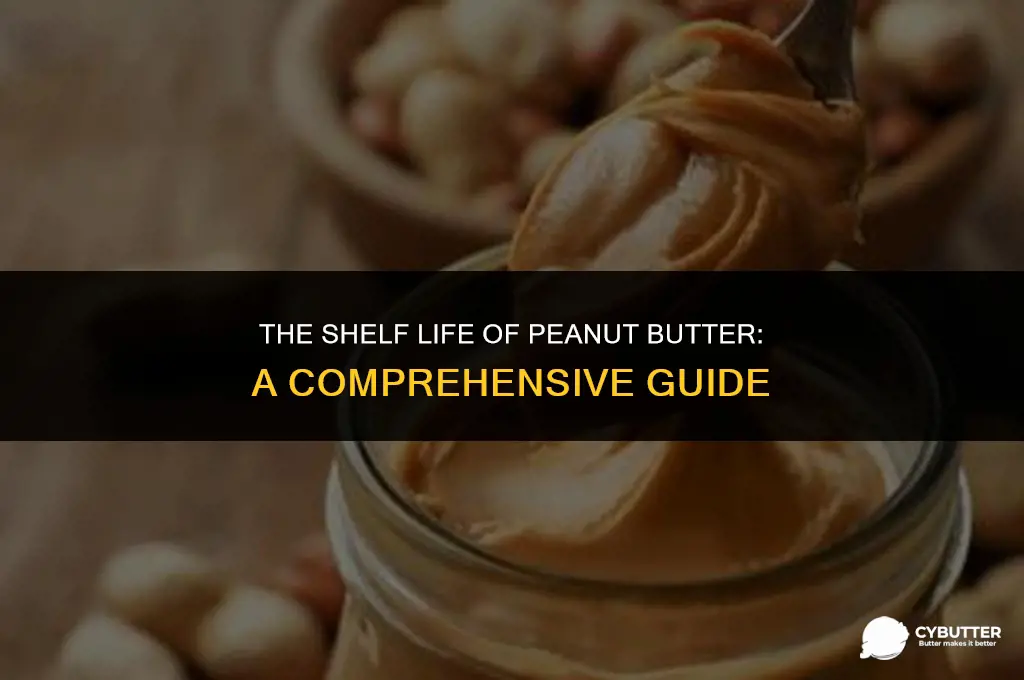 how long dfoes peanut butter last
