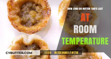 The Shelf Life of Butter Tarts: A Room Temperature Guide