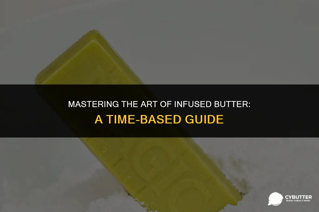how long do i infuse butter