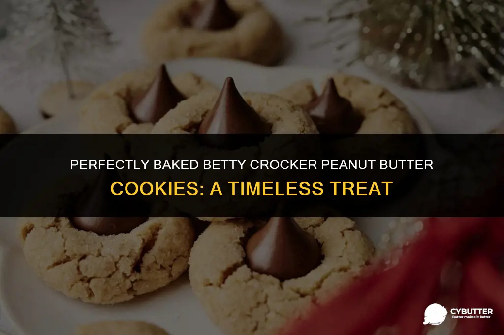 how long do you cook betty crocker peanut butter cookies