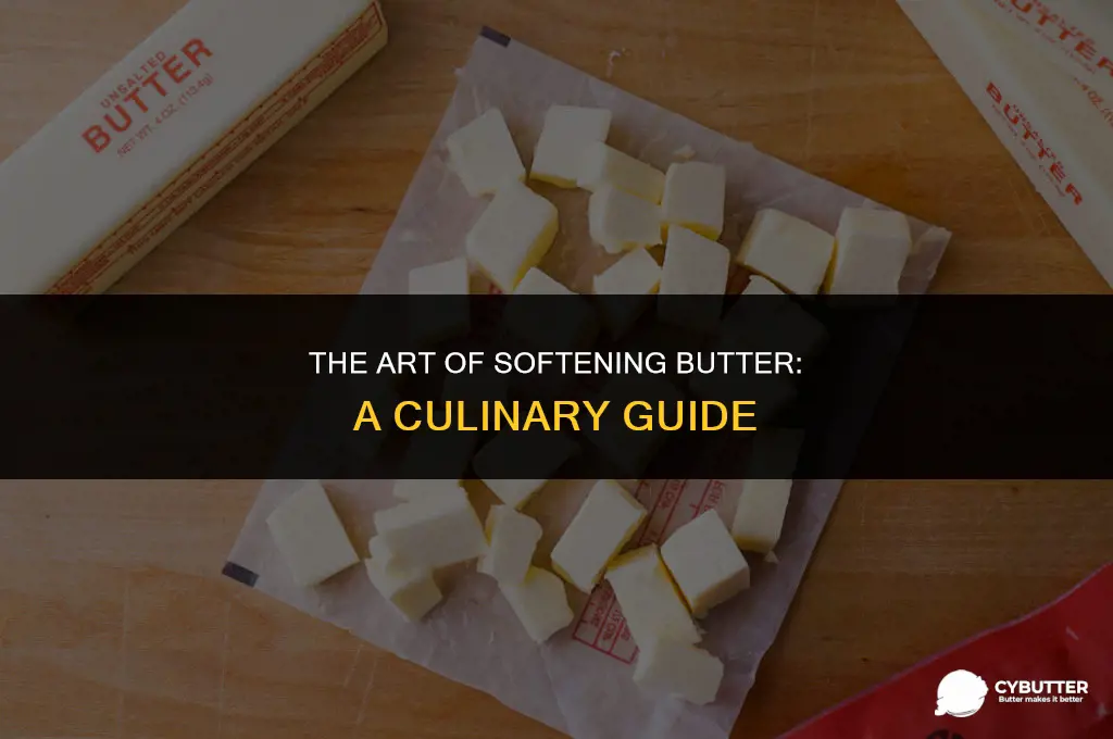 how long do you cook butter to soften it