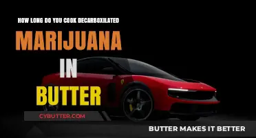 Decarboxilated Marijuana in Butter: Optimal Cooking Time for Perfect Results