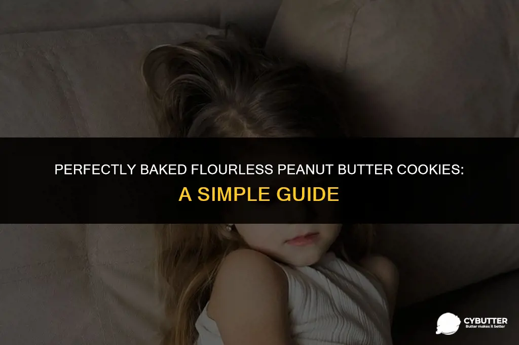 how long do you cook flourless peanut butter cookies