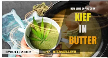 Infusing Butter with Kief: A Guide to Perfect Cooking Times