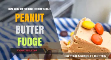 Peanut Butter Fudge Refrigeration: A Guide to Perfect Texture