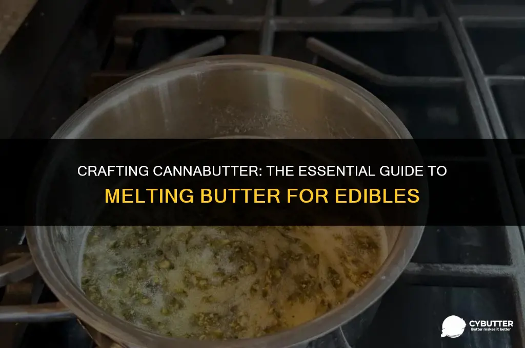 how long do you melt butter for cannabutter