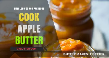 Perfectly Cooked Apple Butter: A Guide to Pressure Cooking Time