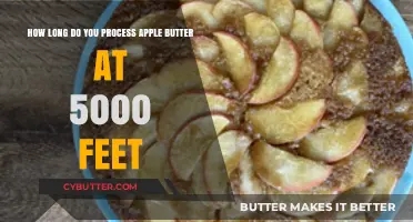 High-Altitude Apple Butter: Processing Time at 5000 Feet