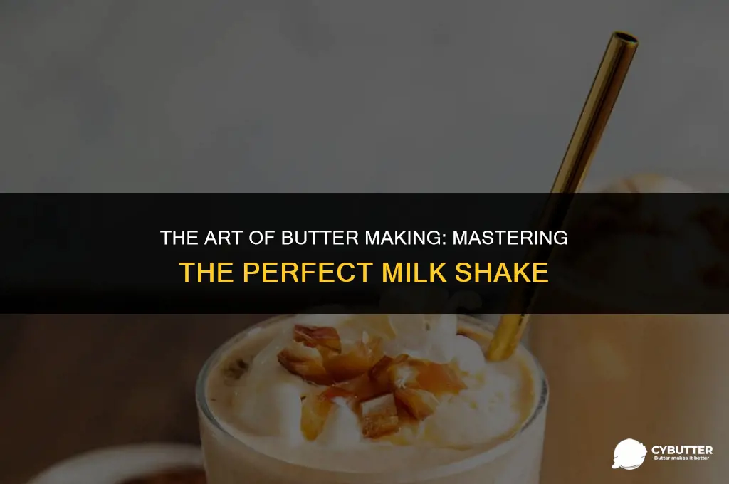 how long do you shake milk before making butter