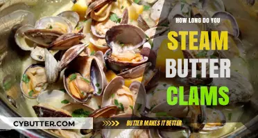 Delicious Butter Clams: Perfect Steaming Time for a Tasty Treat