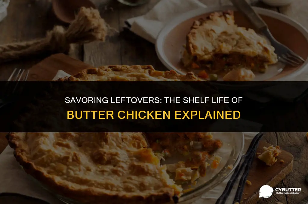 how long does a jar of butter chicken last
