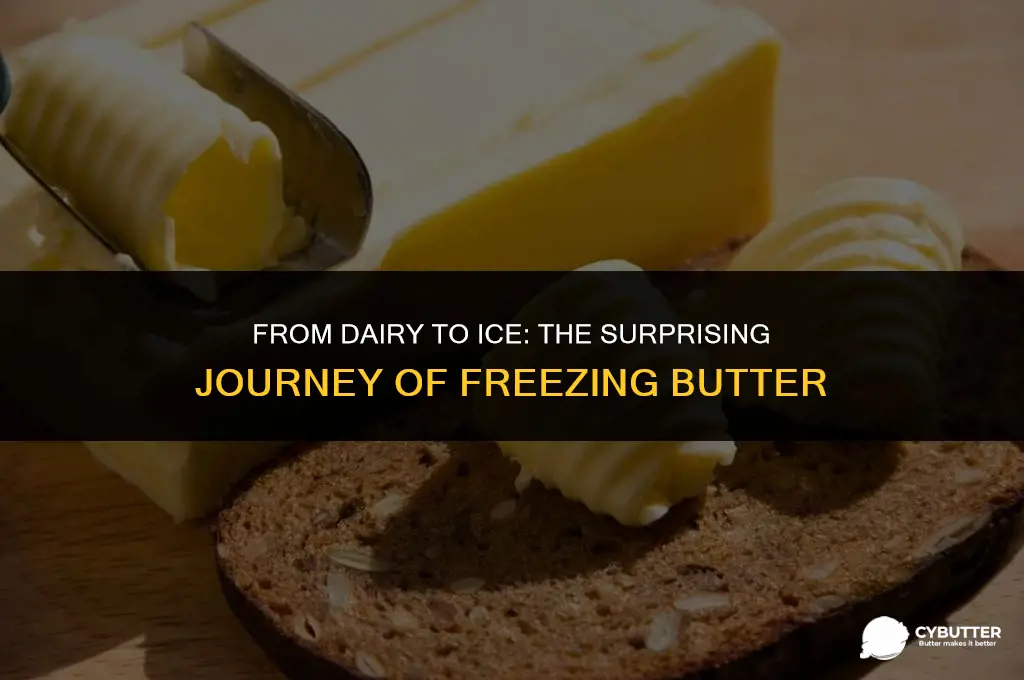 how long does a stick of butter take to freeze