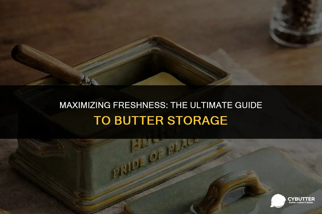 how long does a tub of butter last
