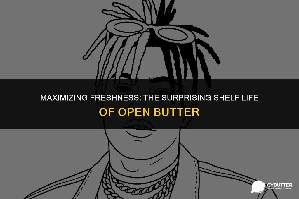 how long does an open stick of butter last