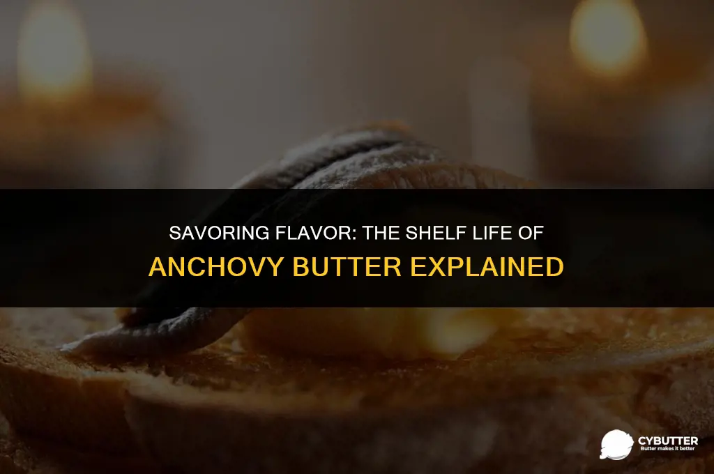 how long does anchovy butter last