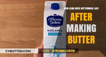 The Shelf Life of Buttermilk: A Guide to Freshness After Butter Making