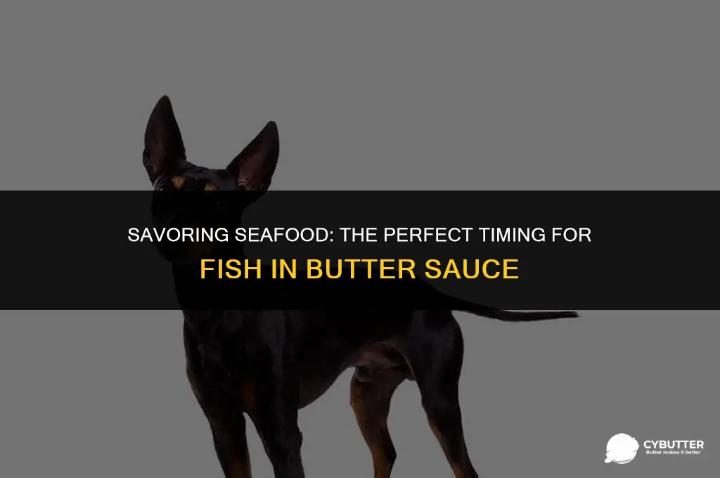how long does fish in butter sauce take to cook
