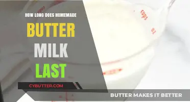 The Shelf Life of Homemade Buttermilk: A Comprehensive Guide