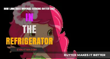 Maximizing Freshness: The Refrigerated Lifespan of Imperial Cooking Butter