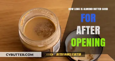 Almond Butter Shelf Life: How Long Does It Last After Opening?