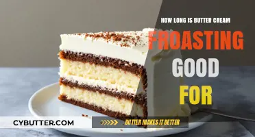 Buttercream Frosting Shelf Life: How Long Does It Last?