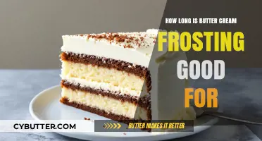 Buttercream Frosting Shelf Life: How Long Does It Last?