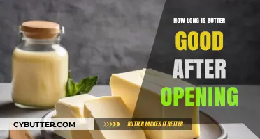 Butter's Shelf Life: How Long Does It Last After Opening?