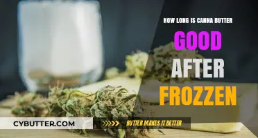 How Long Does Frozen Canna Butter Stay Fresh and Potent?