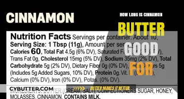 Cinnamon Butter Shelf Life: How Long Does It Stay Fresh?
